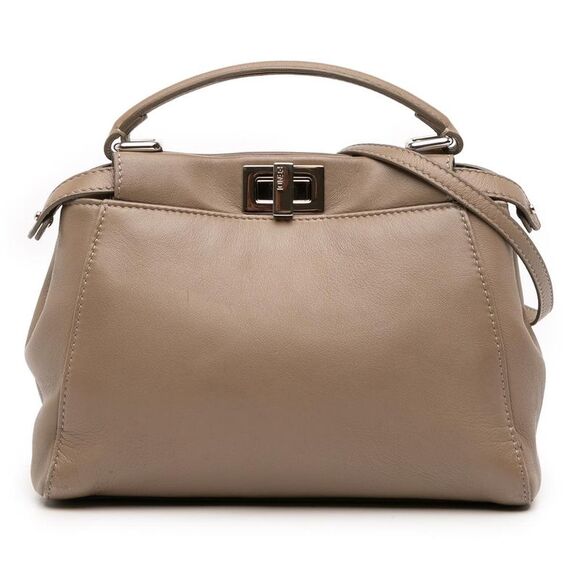 Pre Loved fendi Women Brown Satchel - Picture 1 of 8